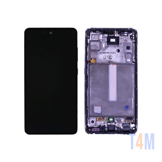 Touch+Display+Frame Samsung Galaxy A52S 5G 2021/A528 Service Pack Branco